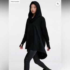 MARCELLA NYC Firenze Hoodie Oversized Lightweight French Terry Tunic XL